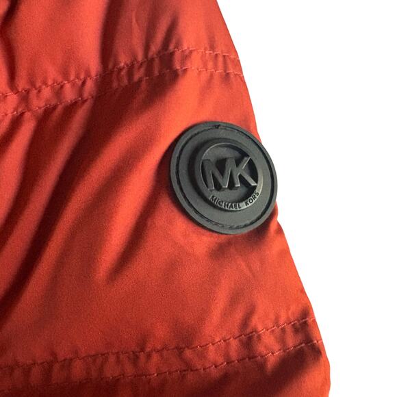 Michael Kors Men’s Rust Orange Puffer Jacket M - Picture 7 of 12